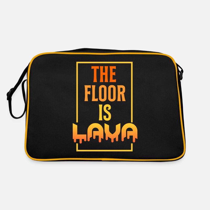 Der Boden ist Lava Retro Tasche