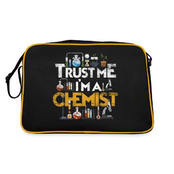 Chimie Chimiste Science Naturelle Cadeau - Sac Retro - noir/or - Dos