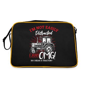 tractor - Retro Bag - black/gold - Back