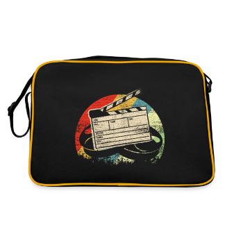 Producteur de film Filmklappe - Sac Retro - noir/or - Dos