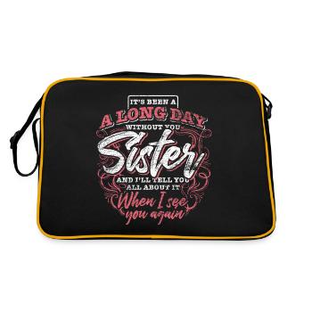 Frère soeur frères et soeurs - Sac Retro - noir/or - Dos