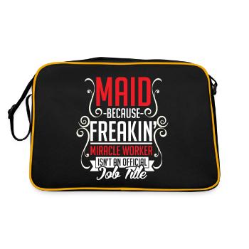 Femmes de chambre - Sac Retro - noir/or - Dos