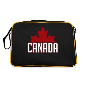 Nationalité canadienne - Sac Retro - noir/or - Dos