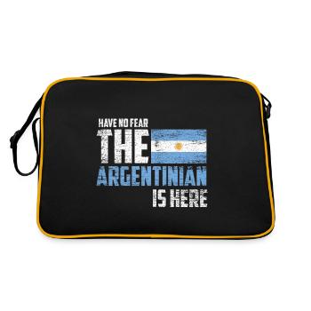Argentin argentin - Sac Retro - noir/or - Dos