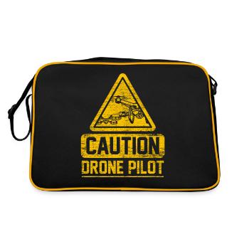 Appareil de drones appareil - Sac Retro - noir/or - Dos