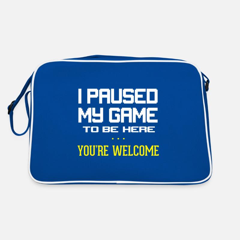 J'ai mis mon jeu en pause Sac Retro
