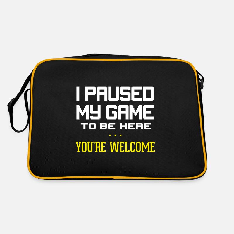 J'ai mis mon jeu en pause Sac Retro