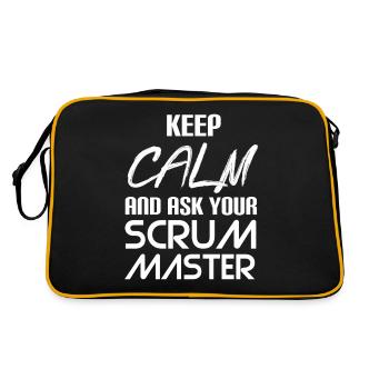 Chemise Scrum Master - Sac Retro - noir/or - Dos