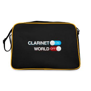 Clarinette - Sac Retro - noir/or - Dos