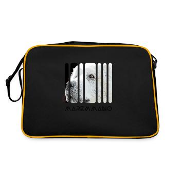 Pastore Maremmano Abruzzese Herd Protection HerdIng Dog - Retro Bag - black/gold - Back
