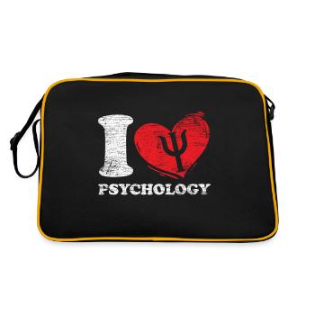 Psychologie amour - Sac Retro - noir/or - Dos