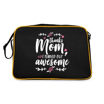 Mother self-confidence - Retro Bag - black/gold - Back