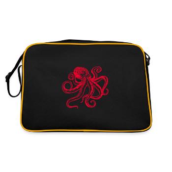 Octopus Octopus Chemise Octopus Rouge - Sac Retro - noir/or - Dos
