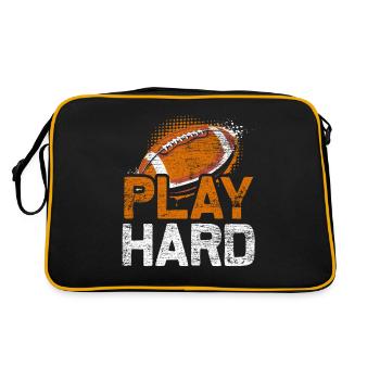 American football sport - Retro Bag - black/gold - Back