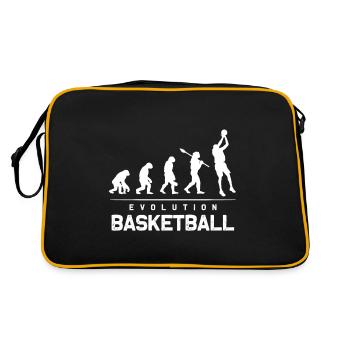Basketball Evolution - Retro Bag - black/gold - Back