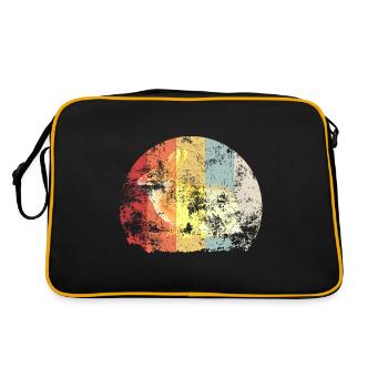 Lapin rétro - Sac Retro - noir/or - Dos