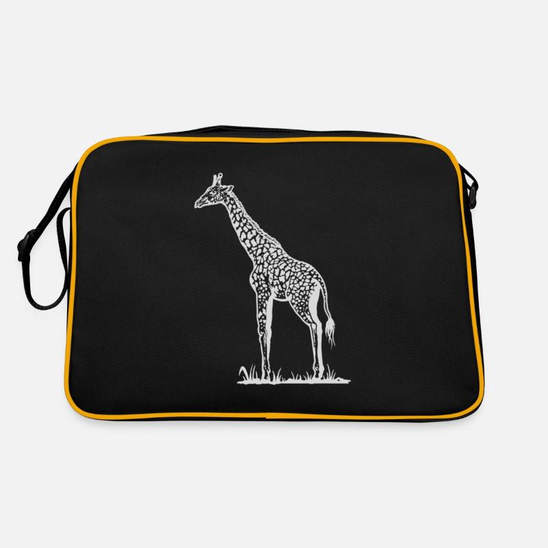 girafe - Sac Retro - noir/or