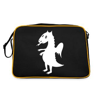 dragon - Sac Retro - noir/or - Dos
