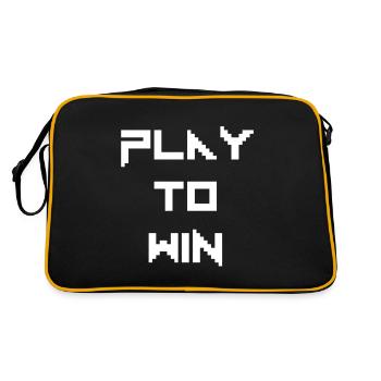 Gamer - Retro Bag - black/gold - Back