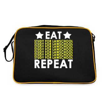 Law studies - Retro Bag - black/gold - Back
