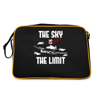 Gliding Gliding Gift Pilot Glider - Retro Bag - black/gold - Back