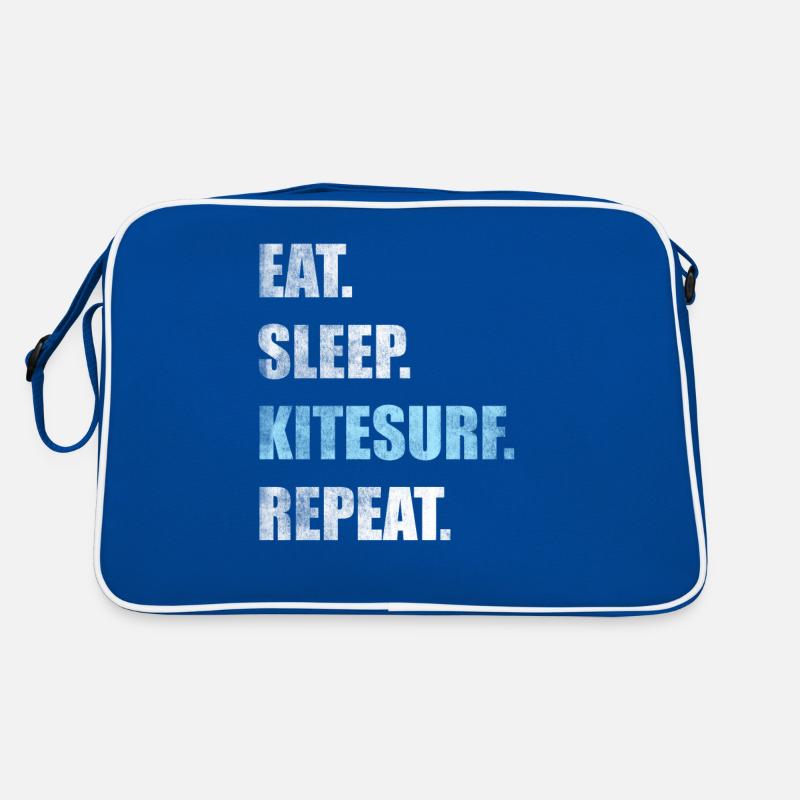 Kitesurfen Kitesurfer Kiteboarden Kiteboarder Retro Tasche
