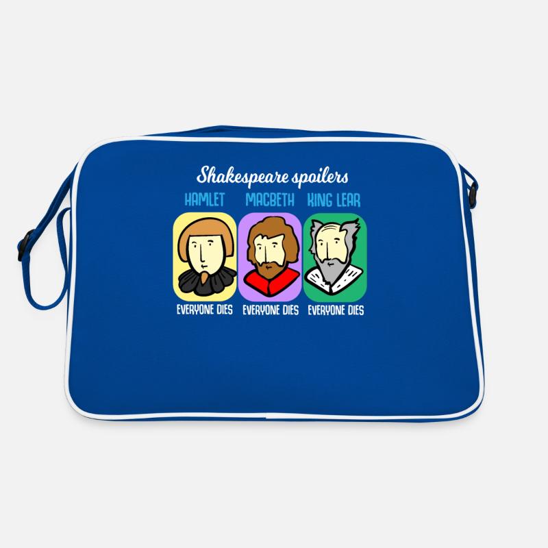 Shakespeare Zitat Spoiler Hamlet Lehrer Geschenk Retro Tasche