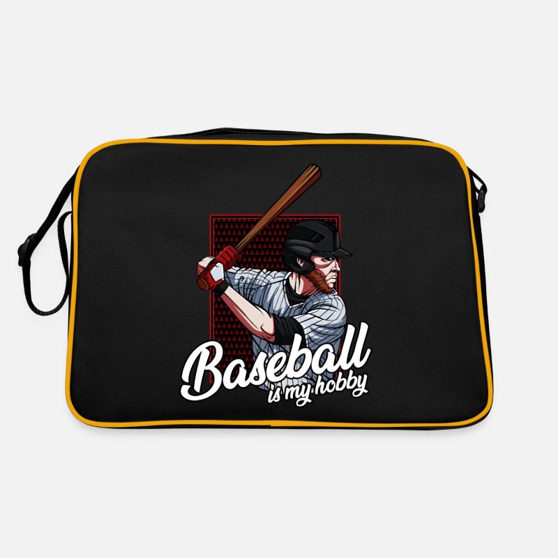 Baseball Is My Hobby | Sprüche Statement Geschenk Retro Tasche