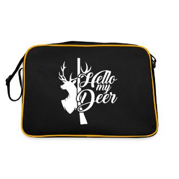 Huntress Hunting Hunting Hunting - Retro Bag - black/gold - Back