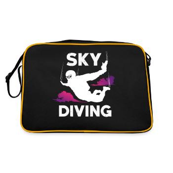 Skydiving skydiving - Retro Bag - black/gold - Back