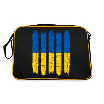 Trendy Ukraine couleurs nationales modern pays cadeau - Sac Retro - noir/or - Dos