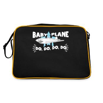 baby plane - Retro Bag - black/gold - Back