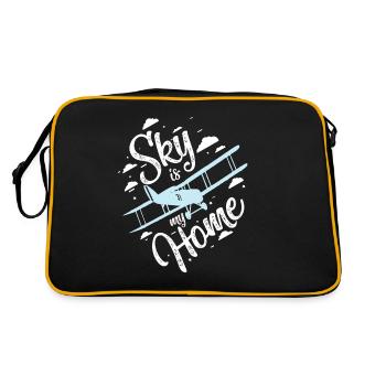 sky is my home - Retro Bag - black/gold - Back