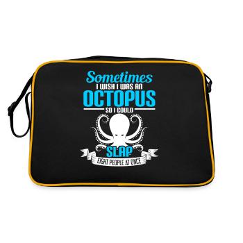 Octopus slap 8 personnes - Sac Retro - noir/or - Dos