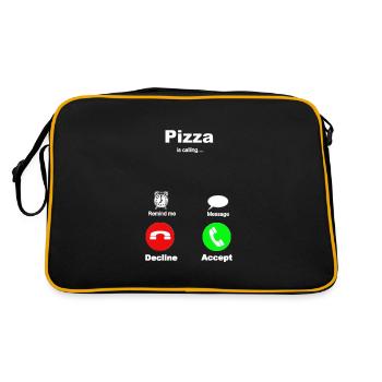 Pizza Mobile appelle Pizza Mobile I love Pizz - Sac Retro - noir/or - Dos