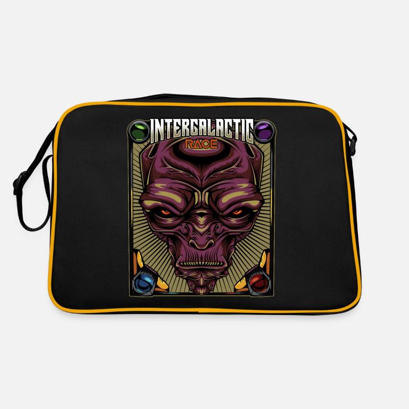 Intergalactic Race | Alien Außerirdischer Geschenk Retro Tasche