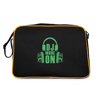 Fête DJ - Sac Retro - noir/or - Dos