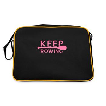 Rower - Retro Bag - black/gold - Back