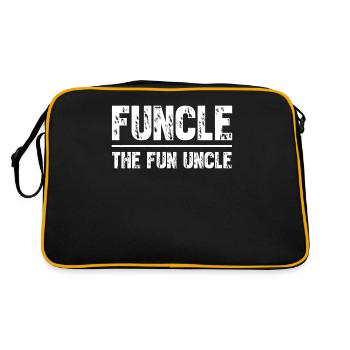 T-shirt Funcle The Fun Uncle - Sac Retro - noir/or - Dos