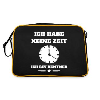 Idée cadeau retraite retraite retraite travail travail - Sac Retro - noir/or - Dos