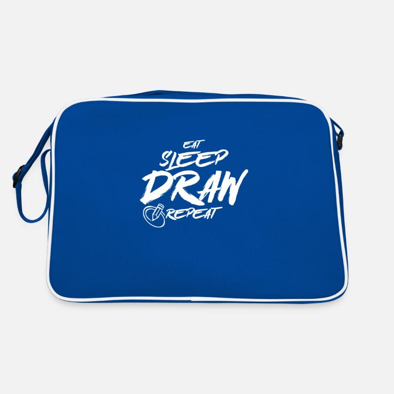 Dessinateur dessin peintre dessinateur Sac Retro