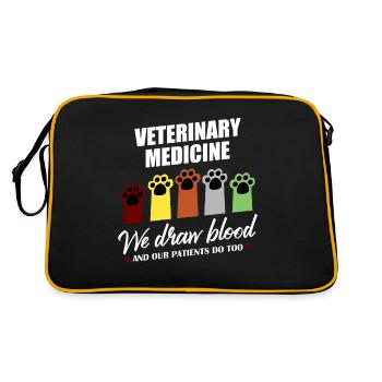 Vétérinaire vétérinaire - Sac Retro - noir/or - Dos