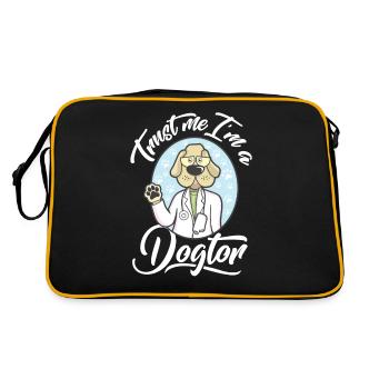 Doctor doctor - Retro Bag - black/gold - Back