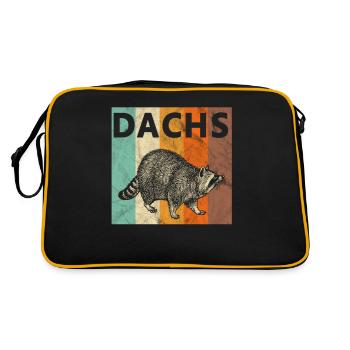 Badger - Retro Bag - black/gold - Back