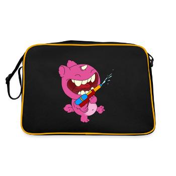 Cool water gun and monster for the summer - Retro Bag - black/gold - Back