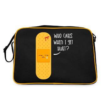 Pavement Philosophical Funny Sayings Gift - Sac Retro - noir/or - Dos
