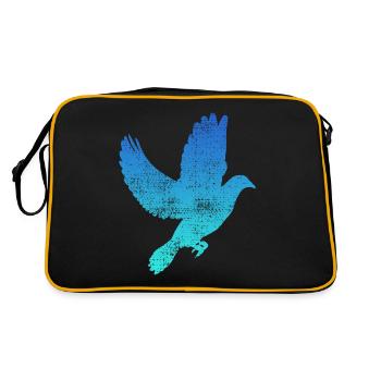 Dove bird dove - Retro Bag - black/gold - Back