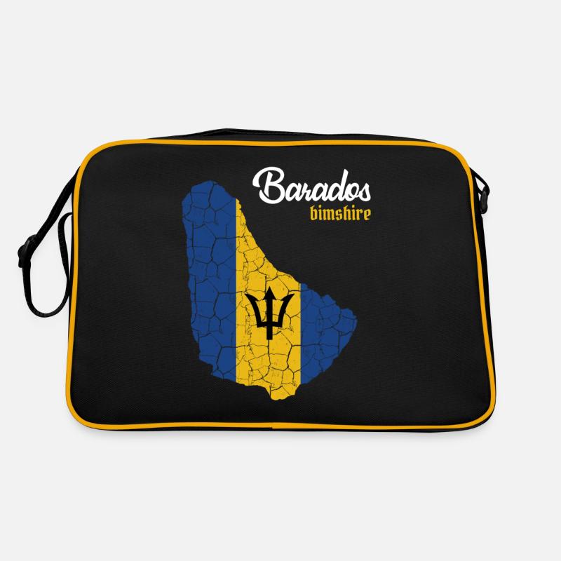 Barbados - Retro Bag - black/gold