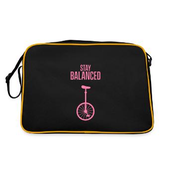 Monocycle monocycle monocycle monocycle Monocycle fille - Sac Retro - noir/or - Dos