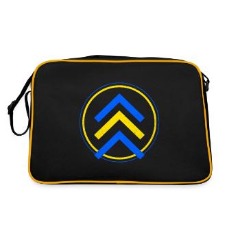 Down syndrome - Retro Bag - black/gold - Back